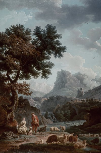 La Pastora Alpina de Claude Joseph Vernet